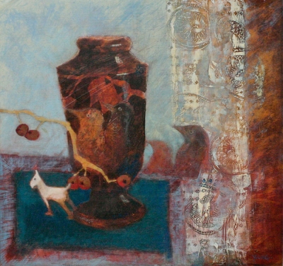 Bird vase